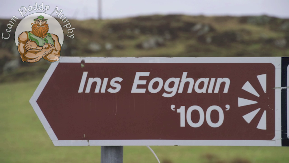 Sign Inis Eoghain '100'